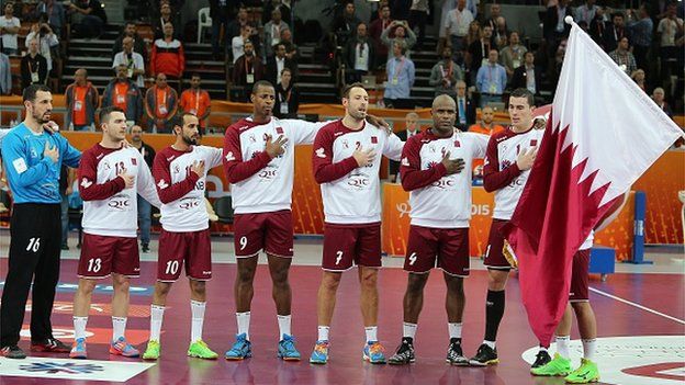 Qatar handball team - handball-base.com